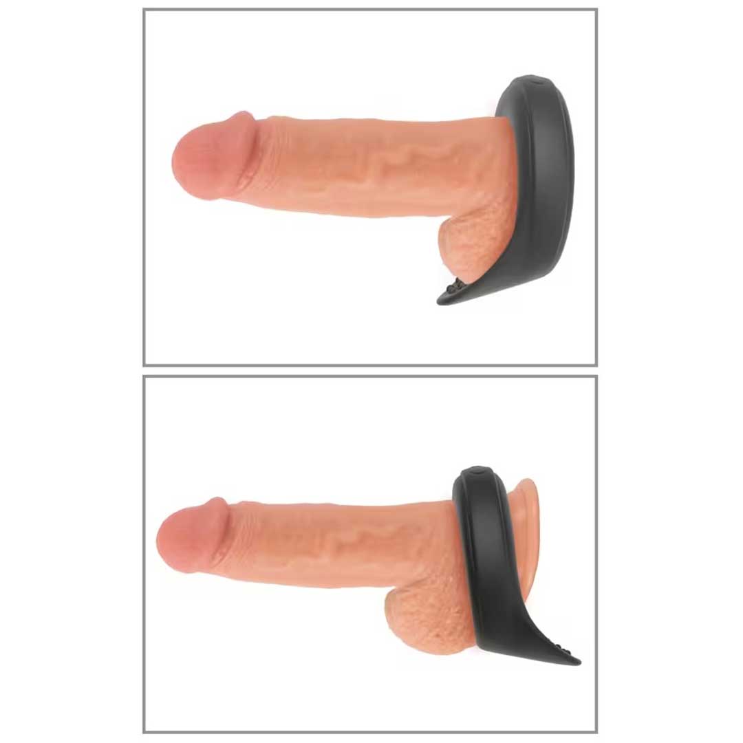 Inel Vibrator Testicule Rebel - Erecție 10 Moduri de Vibrații si Silicon Catifelat