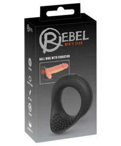 Inel Vibrator Testicule Rebel - Erecție 10 Moduri de Vibrații si Silicon Catifelat
