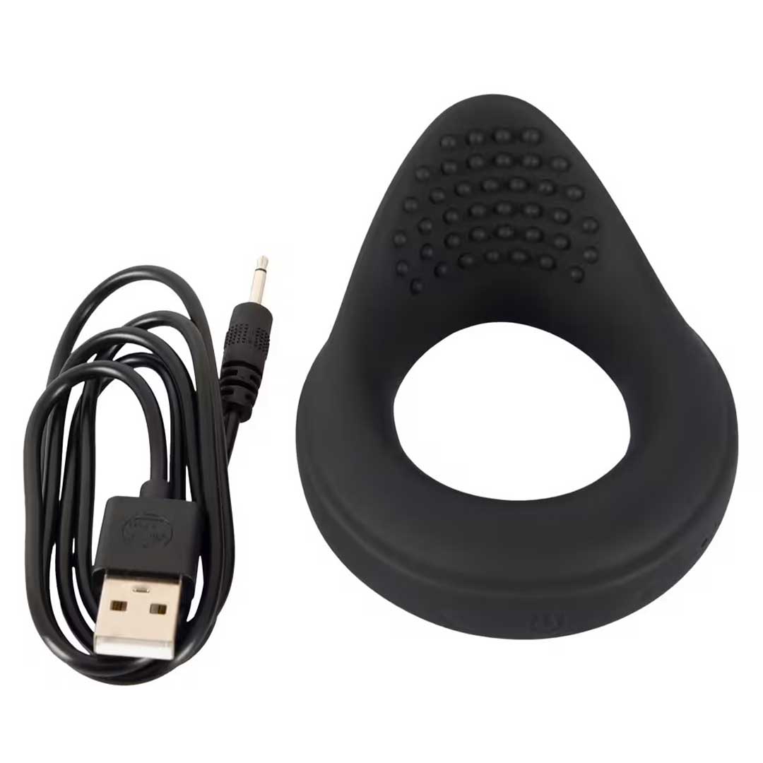 Inel Vibrator Testicule Rebel - Erecție 10 Moduri de Vibrații si Silicon Catifelat