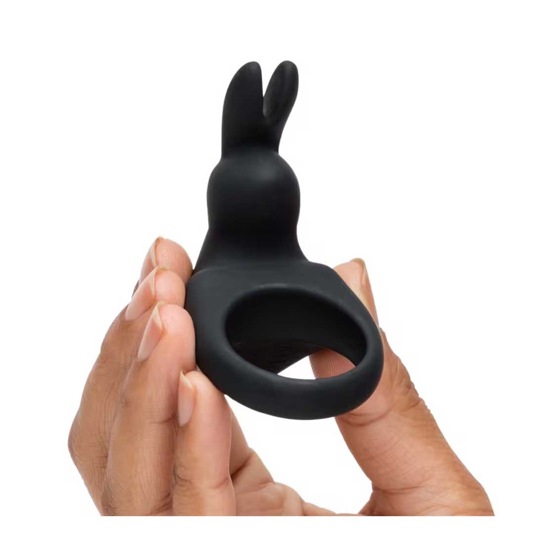 Inel Penis Happy Rabbit - 12 Moduri de Vibratii, Silicon si Stimulare Clitoris