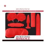 Kit Cadou Cuplu Romance Red - 6 Piese Vibrator 10 Moduri de Vibrati si Joc de Control si Senzatii