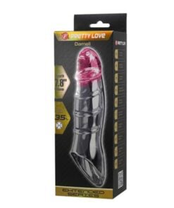 Manson Penis Damell Transparent - 19.8 cm Vene Realiste si Seductie Vizuala