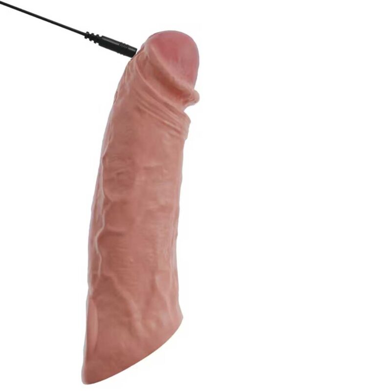 Manson Vibro-penis RealSleeve - 6.5 cm Lungime, 10 Moduri si Silicon Lichid
