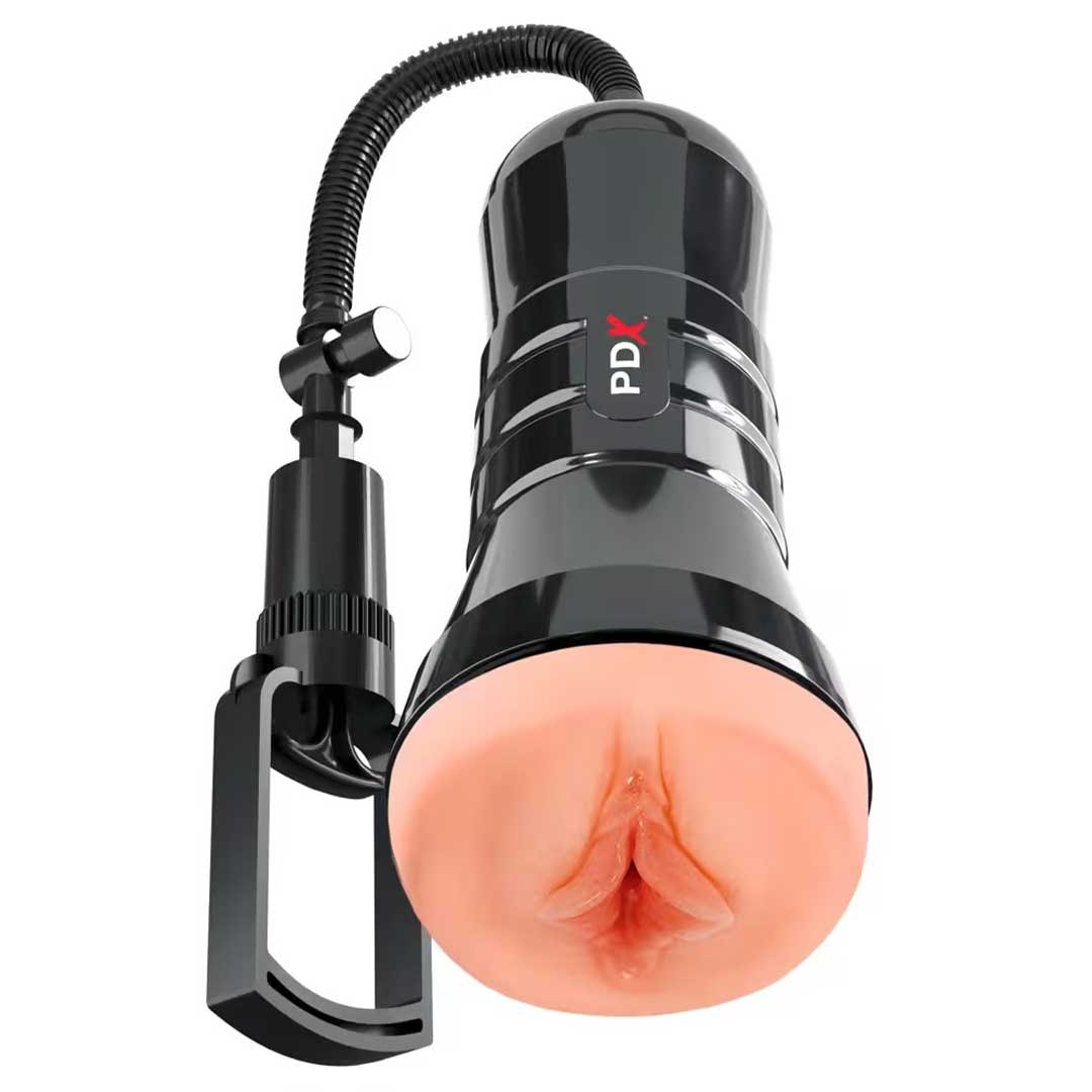 Masturbator Super Sucker XXL - Control Vacum si 24.1 cm Adâncime