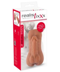 Masturbator RealGay Realistixxx - Design realist anus penis, 16 cm adancime.