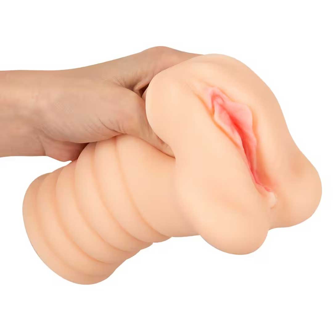 Masturbator Vagina Nature Skin - Textura Autentica Silicon Catifelat si 13 cm Adancime