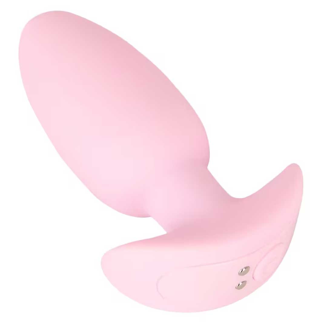 Dop Anal Vibrant Mini - 7 Moduri, Silicon Catifelat si Baza de Siguranta