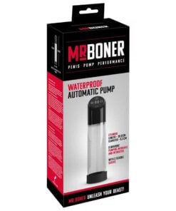 Pompa Penis Mister Boner - Vacuum Automat 6 Moduri de aspiratie Rezistenta la Apa si 20 cm