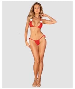 Set Lenjerie Bobble Girl Obsessive - Marime Universala Plasa Transparenta si Stil Jucaus