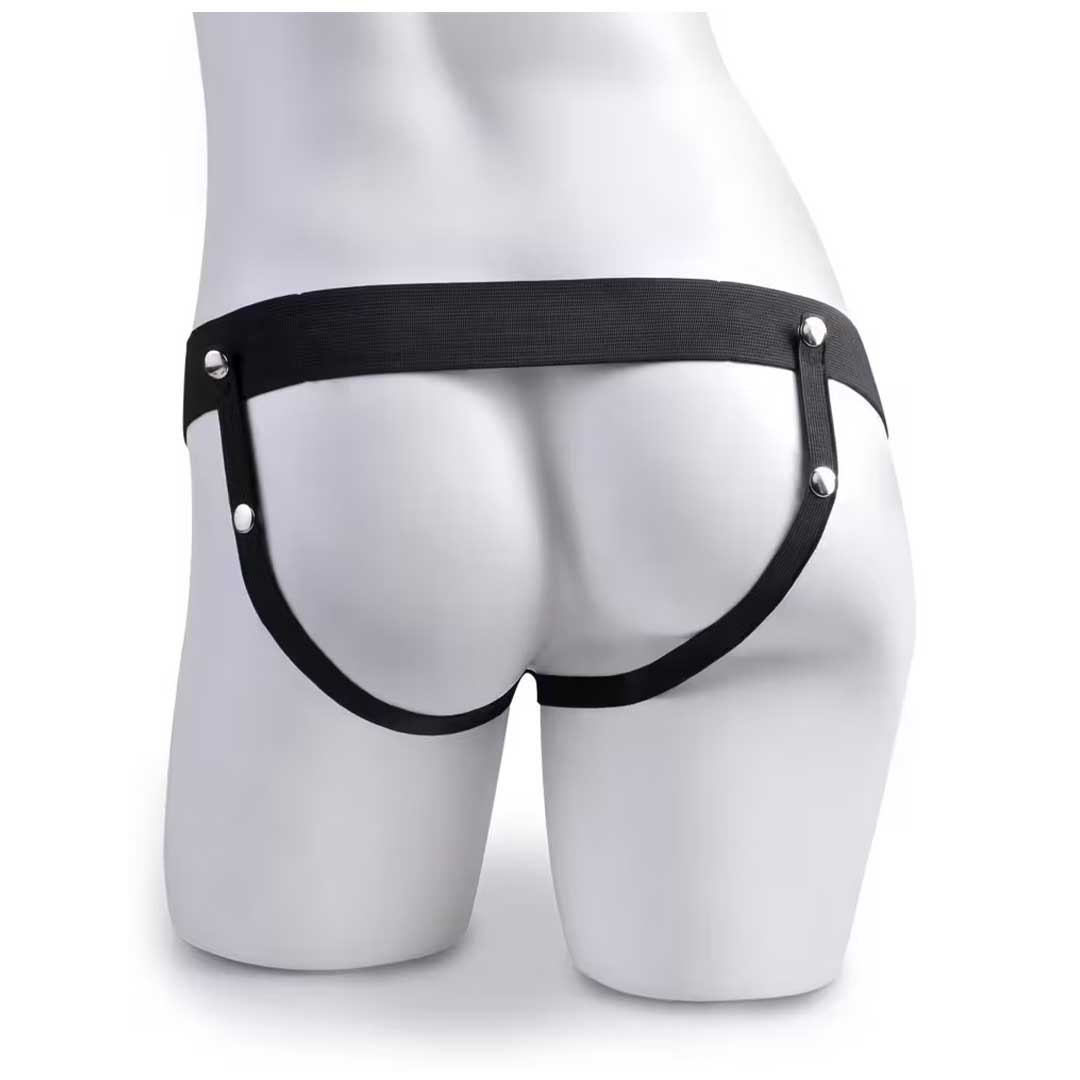 Set Strap-On Vibrant RC - 10 Moduri de Vibratii Telecomanda si Dildo Versatil