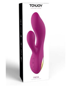 Vibrator Rabbit Freya Rumble - 2 Motoare 12 Moduri de Vibratii si Silicon de Lux