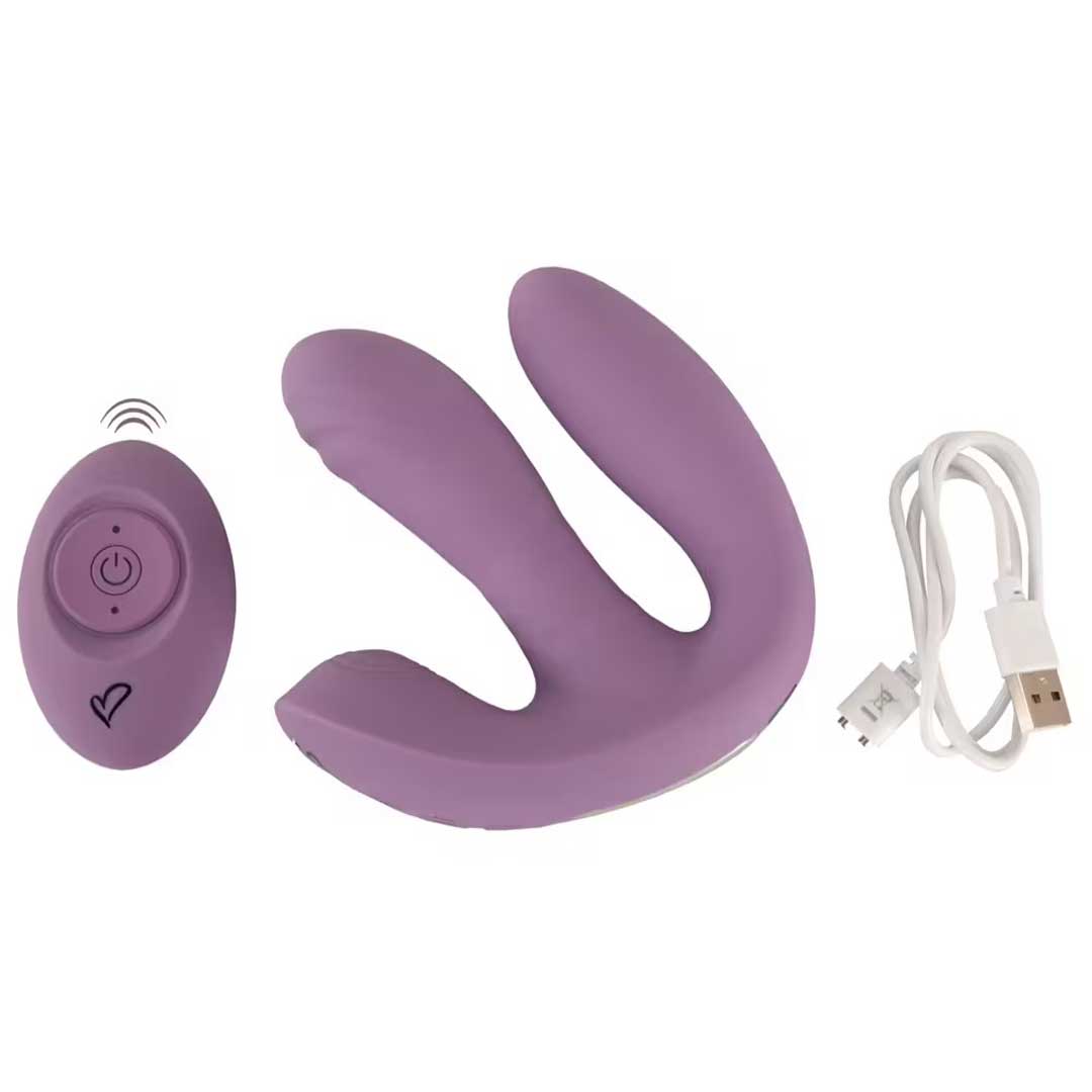 Vibrator Triplu Mireva RC - 3 Functii Mecanice 3 Motoare si Stimulare Vagin Clitoris Anus