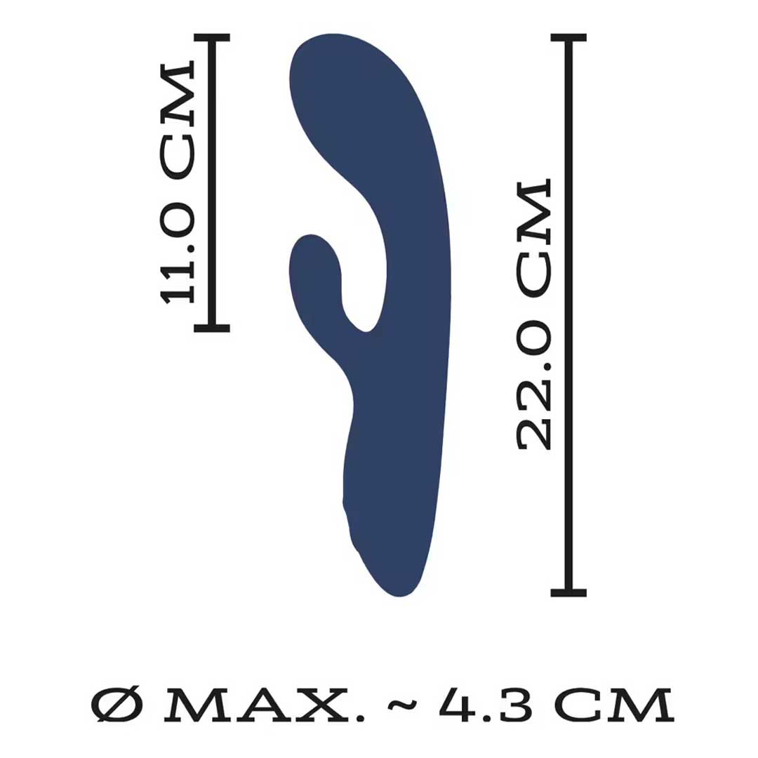 Vibrator Rabbit Intense - 2 Motoare 14 Moduri si Stimulare G-Spot Clitoris