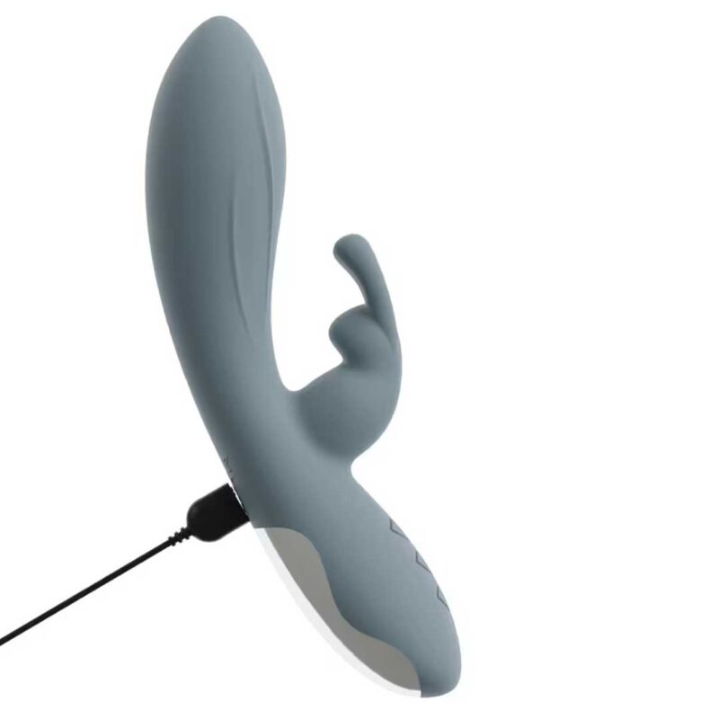 Vibrator Rabbit Velina - 2 Motoare, 20 Moduri de Vibratii si Stimulare G-Spot Clitoris