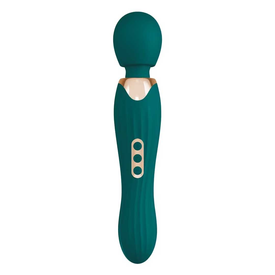 Vibrator Masaj Grande Wand - 35 Variatii Cap Flexibil si Silicon Catifelat