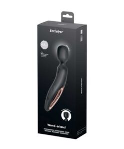 Vibrator Masaj Wand-erland Satisfyer - 50 Programe Vibratii Putere XXL si Silicon Moale