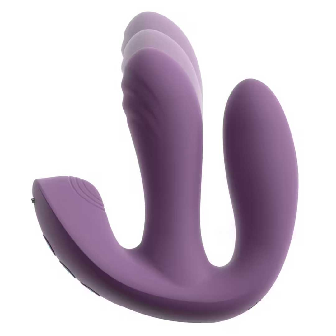 Vibrator Triplu Mireva RC - 3 Functii Mecanice 3 Motoare si Stimulare Vagin Clitoris Anus