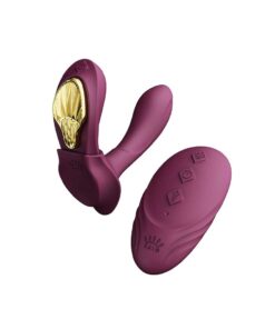 Vibrator Purtat Aya Zalo - Stimulare Duala Telecomanda si Joc la Distanta
