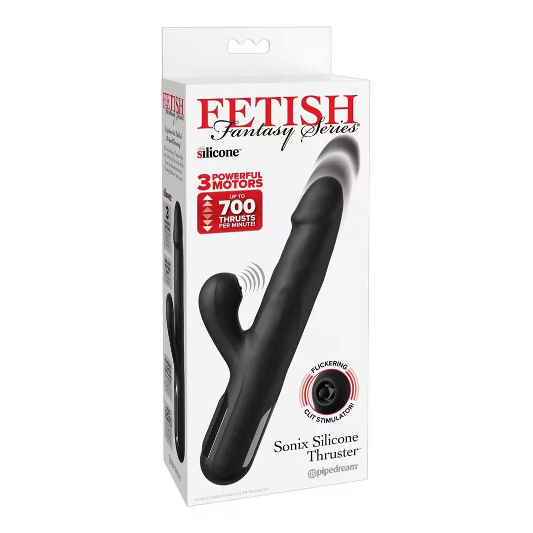 Vibrator Rabbit Impingere Sonix - 3 Functii Separate 3 Motoare si Punctie