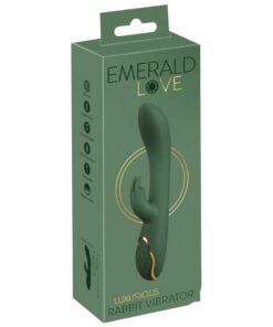Vibrator Rabbit Luxurious - 2 Motoare Separate 10 Moduri pe Ax si Detalii Aurii