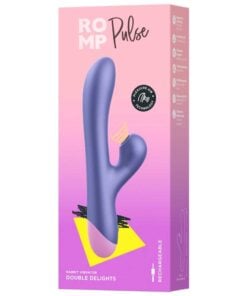 Vibrator Rabbit Pulse Romp - Pulsatii Clitoris 10 Moduri de Vibratii si Control Separat