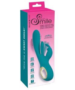 Vibrator Rabbit Sweet Smile - Impingere Limba Oscilanta si 3 Motoare Separate