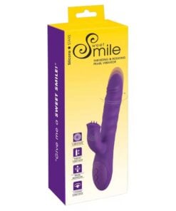 Vibrator Rabbit Sweet Smile - 3 Functii Dinamice Rotire Vibratii si Impingere
