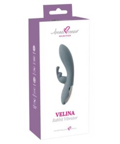 Vibrator Rabbit Velina - 2 Motoare, 20 Moduri de Vibratii si Stimulare G-Spot Clitoris