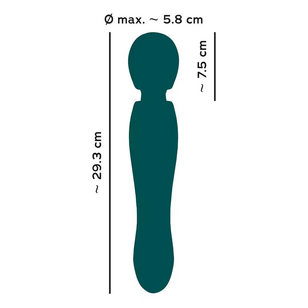 Vibrator Masaj Grande Wand - 35 Variatii Cap Flexibil si Silicon Catifelat