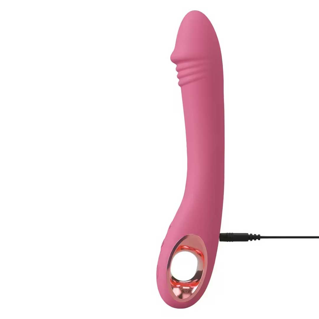 Vibrator Slim G-Spot - 10 Moduri de Vibratii Maner Inel si Stimulare Precisa