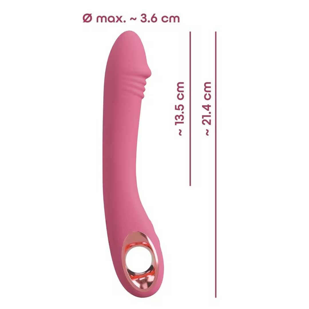 Vibrator Slim G-Spot - 10 Moduri de Vibratii Maner Inel si Stimulare Precisa