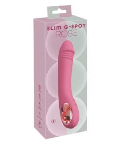 Vibrator Slim G-Spot - 10 Moduri de Vibratii Maner Inel si Stimulare Precisa