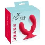 Vibrator Dublu Sweet Smile - 9 Moduri de Vibratii Stimulare Anal Vaginala si Ventuza Puternica