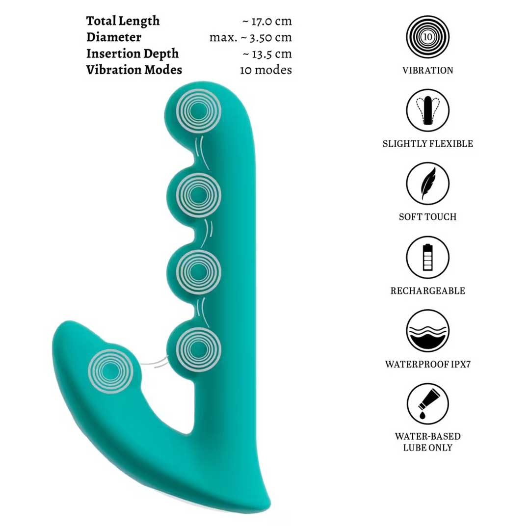 Vibrator Sylora Unique Beads - Marimi Dinamice 10 Moduri de Vibratii si Mod Special Alternant