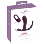 Vibrator Triplu Ariva RC - Vagin Clitoris Anus, 3 Motoare si Telecomanda 10m
