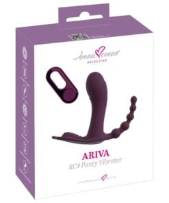 Vibrator Triplu Ariva RC - Vagin Clitoris Anus, 3 Motoare si Telecomanda 10m