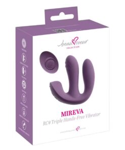Vibrator Triplu Mireva RC - 3 Functii Mecanice 3 Motoare si Stimulare Vagin Clitoris Anus
