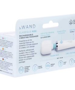 Vibrator pentru Masaj Classique Mini - 10 Moduri de Vibratii Cap Mobil si Silicon Catifelat