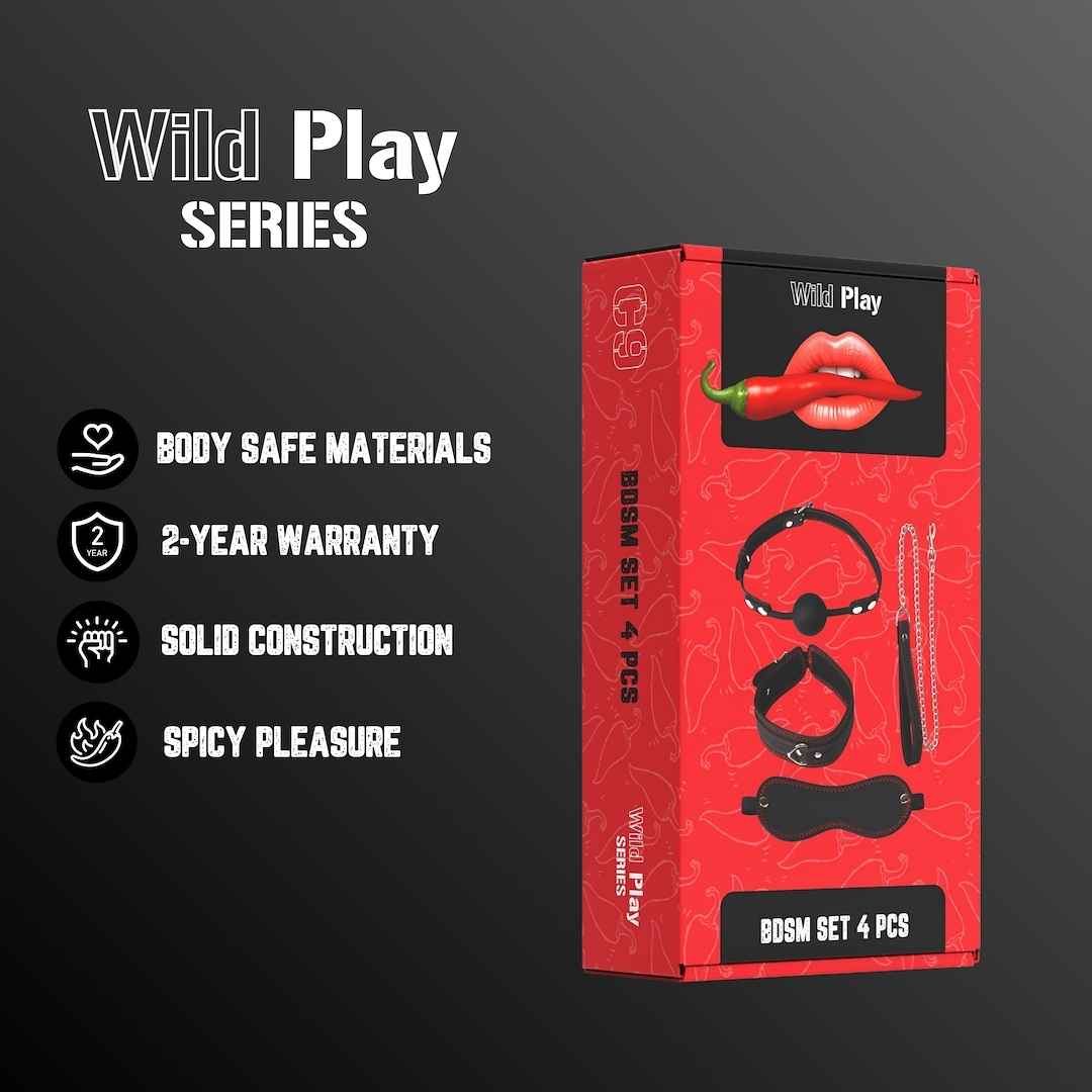 Set BDSM Wild Play pentru jocuri intense