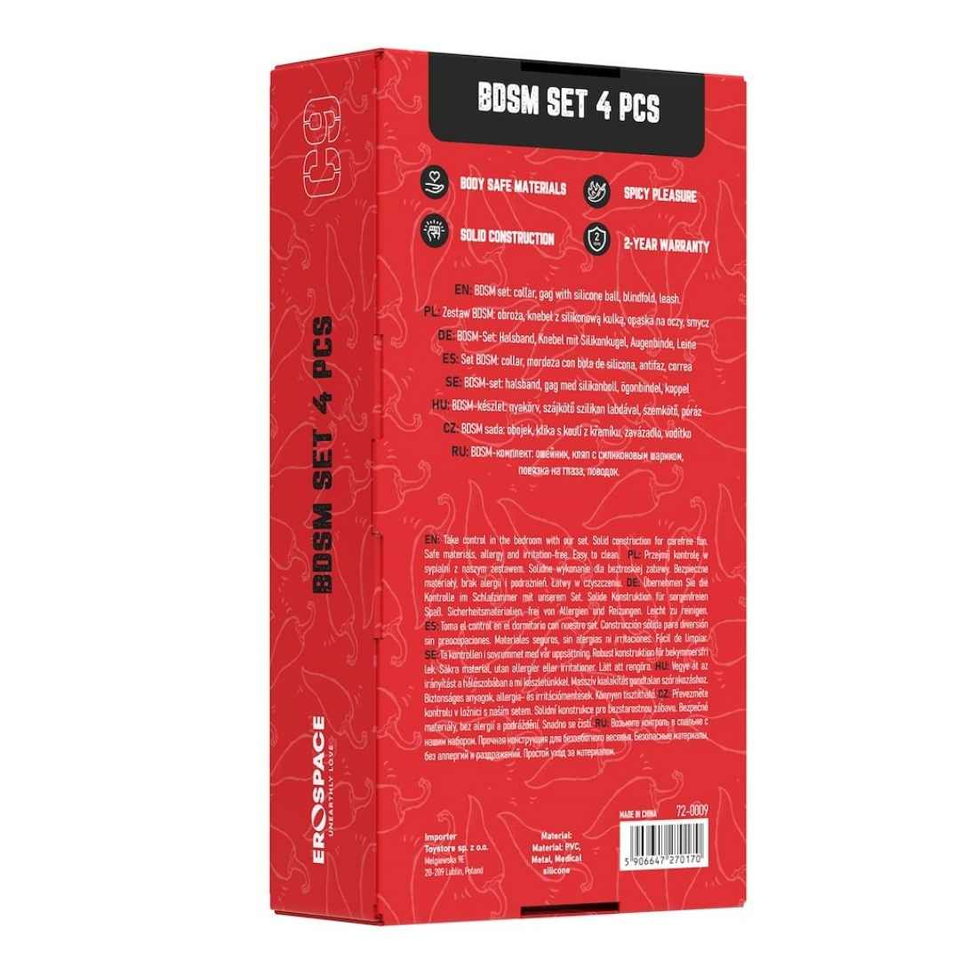 Set BDSM 4 piese Wild Play – pentru jocuri intense - imagine 4