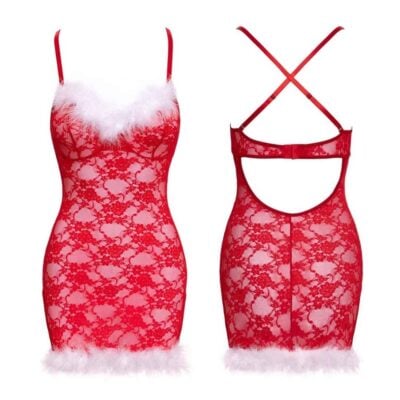 Lenjerie Craciunita-Neglige Sexy X-Mas
