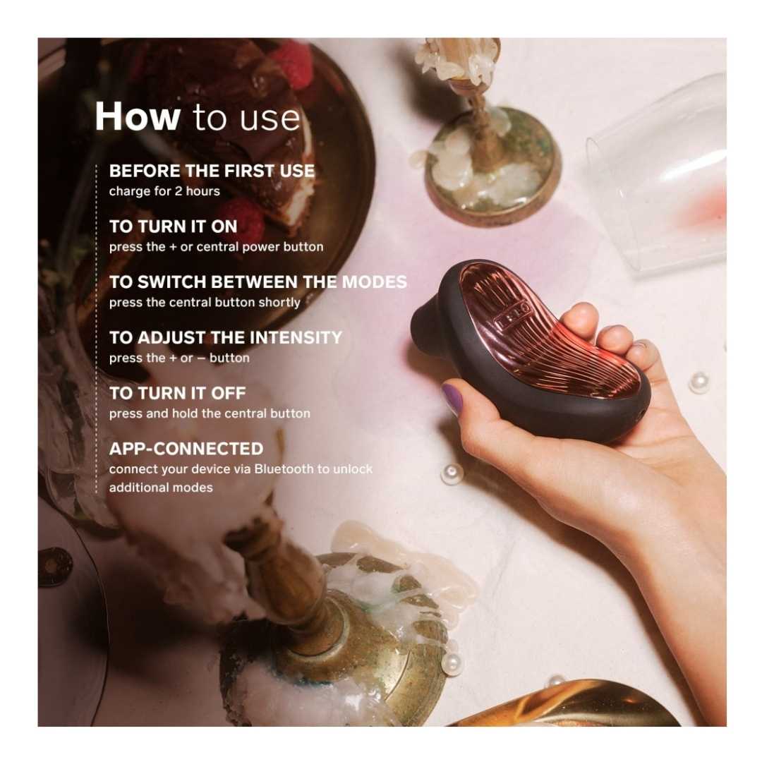 Mini Vibrator Lelo Negru Sona 3