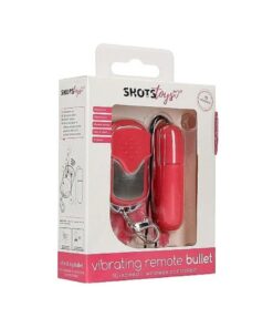 Mini Vibrator Roz Bullet cu Telecomanda