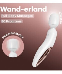 Vibrator masaj Wand-erland Alb