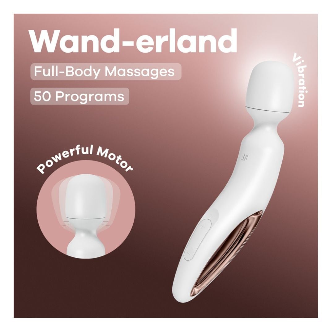Vibrator masaj Wand-erland Alb