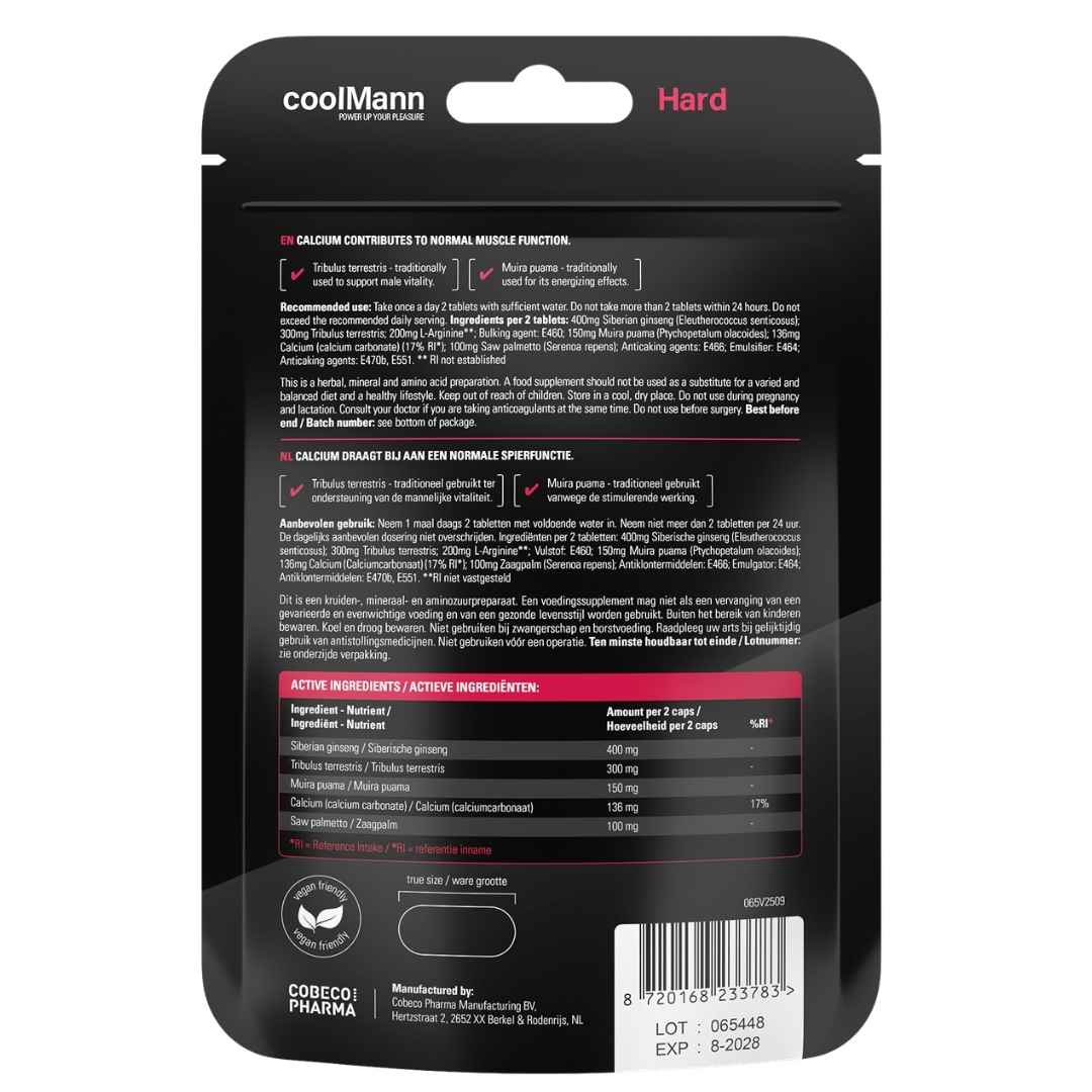 Pastile CoolMan Hard