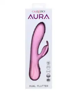 Vibrator Aura Flutter Dublu CalExotics