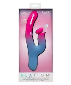 Vibrator cu Stimulare Dubla Albastru
