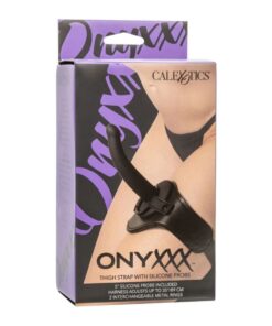 Strapon pentru picior cu sonda din silicon