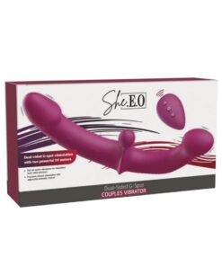 Vibrator cu doua fete pentru punctul G She.EO